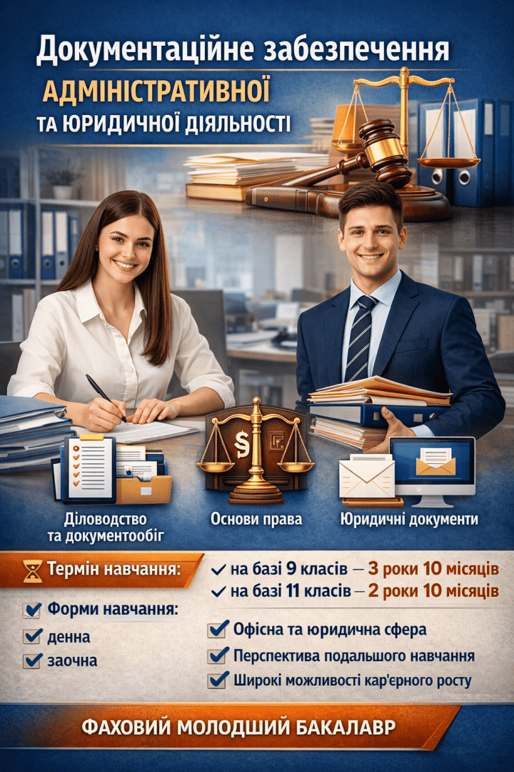 Секретарська та офісна справа